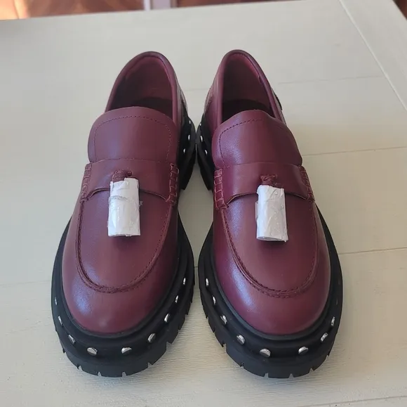 🆕️ Free People Teagan Tassel Loafers in Mulberry