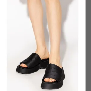 ❤️❤️ GanniWomen's Black Platform Slides❤️❤️