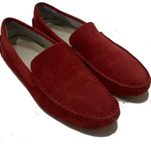 10 / Lacoste Men's Red Suede Loafers