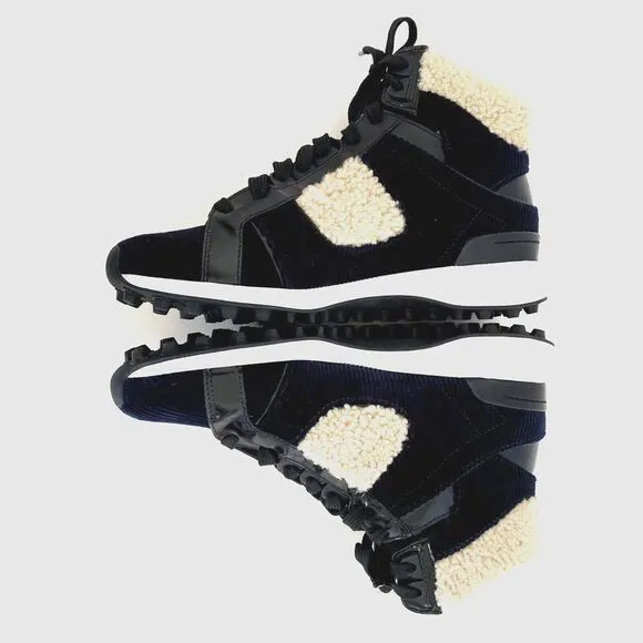 3.1 Phillip Lim Blue‎ Trance High Top Trainers Sneakers Size 39