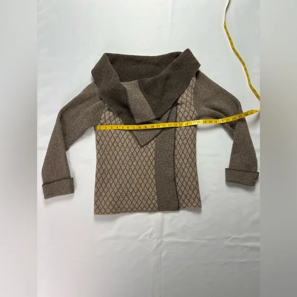 A. IDA. Wool Cardigan Sweater