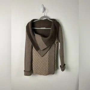 A. IDA. Wool Cardigan Sweater