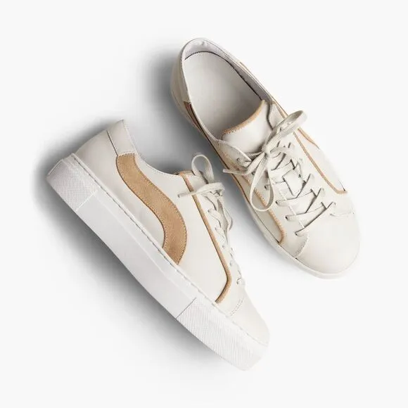 Able Clothing Nera Fashion Sneakers in Bone / White Size 11