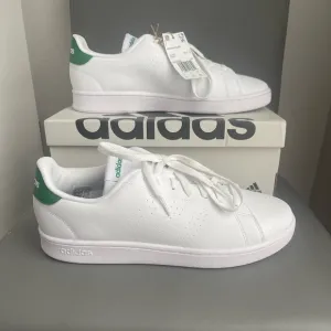 Adidas Advantage Men’s Sneakers White/Green Size 11.5