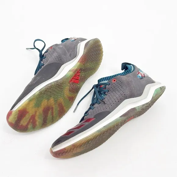 Adidas Baseball Icon Trainer Legend Pack Chicago Gray and Red size 13 Tie Dye