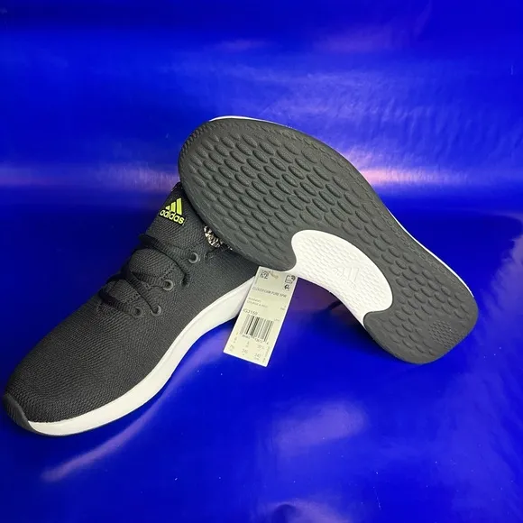 adidas Cloudfoam Pure SPW Black Women's Size 7.5 Athletic Shoe Fast Shipping