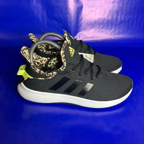 adidas Cloudfoam Pure SPW Black Women's Size 7.5 Athletic Shoe Fast Shipping