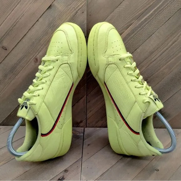 Adidas Continental 80 Semi‎ Frozen Yellow Fashion Sneakers Mens Size 10 Shoes