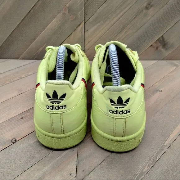 Adidas Continental 80 Semi‎ Frozen Yellow Fashion Sneakers Mens Size 10 Shoes