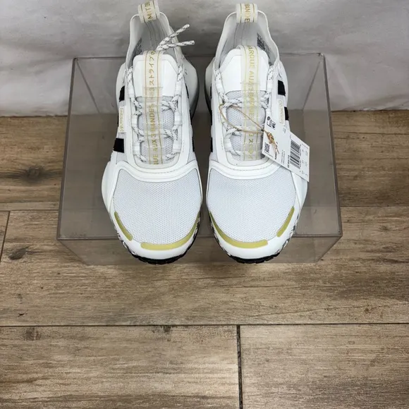 adidas Nmd V3 Mens Fashion Sneakers in White Black - 4