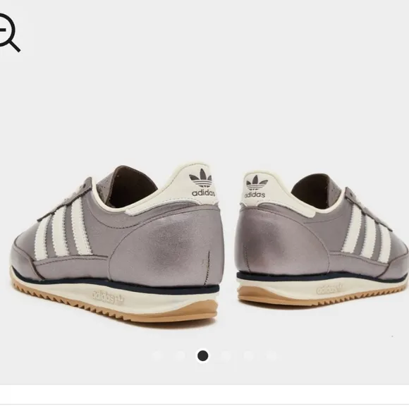 Adidas Originals SL 72 OG Women's Sneakers in Purple Metallic &amp; Off White sz 7
