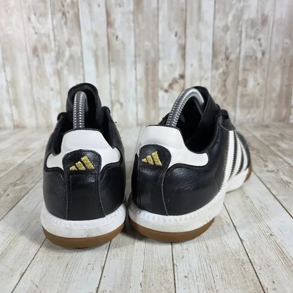 Adidas Samba Classic Indoor Soccer Shoes Black White Sneakers Mens 6.5