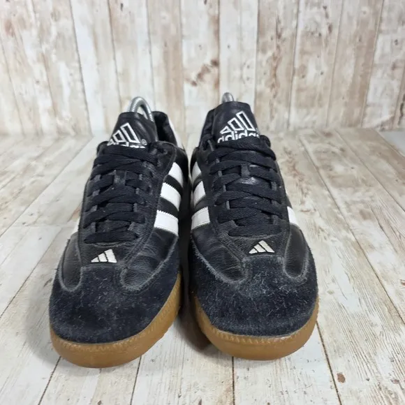 Adidas Samba Classic Indoor Soccer Shoes Black White Sneakers Mens 6.5