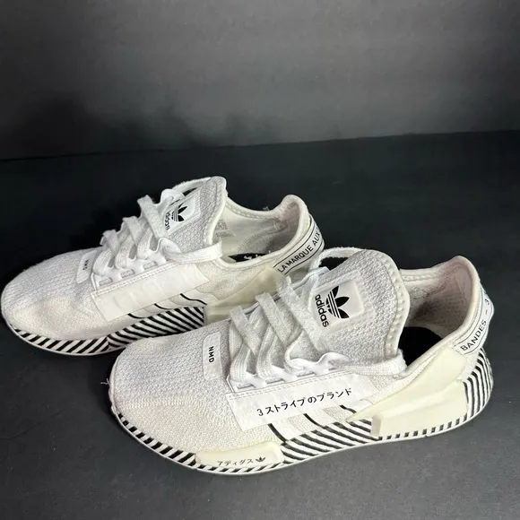 Adidas size 6 White NMD sneakers  pre owned Exellent condition.