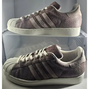 Adidas Superstar Leather And Suede Shell Toe US Womens Size 10 Sneaker