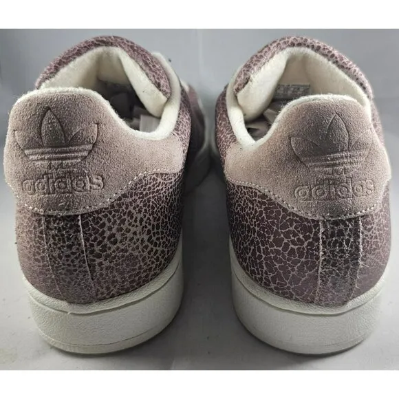 Adidas Superstar Leather And Suede Shell Toe US Womens Size 10 Sneaker