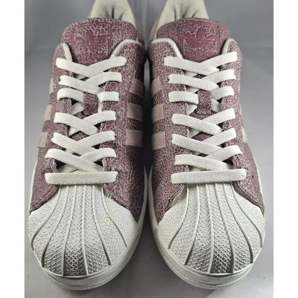 Adidas Superstar Leather And Suede Shell Toe US Womens Size 10 Sneaker