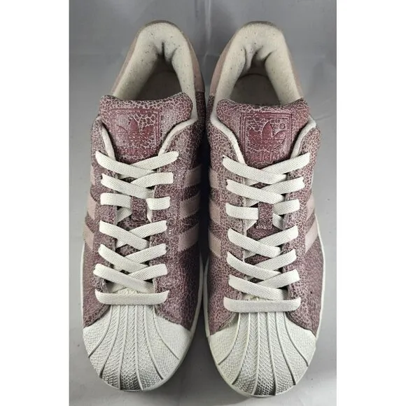 Adidas Superstar Leather And Suede Shell Toe US Womens Size 10 Sneaker
