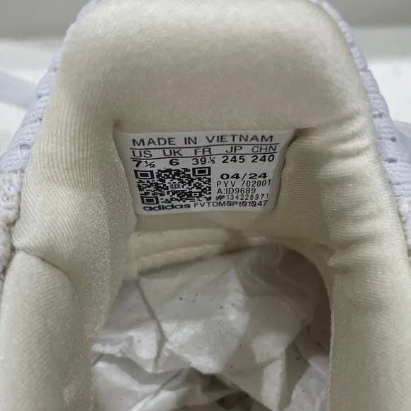 Adidas Ultraboost 1.0 Running Shoes Womens 7.5 ID9689 Silver/White Gum New
