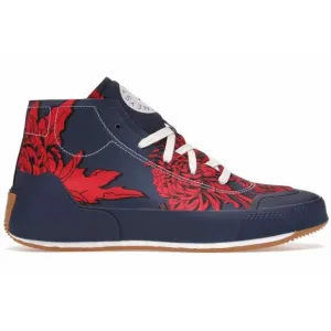 Adidas x Mid Sella McCartney Treino Navy Red Floral Women's Sneakers, size 7.5
