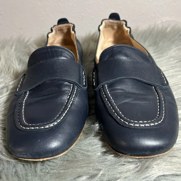 AGL Mara Loafers Navy Leather Loafers Size 41EU /11US