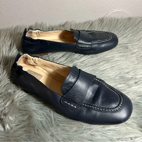 AGL Mara Loafers Navy Leather Loafers Size 41EU /11US