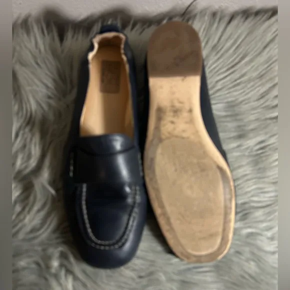 AGL Mara Loafers Navy Leather Loafers Size 41EU /11US