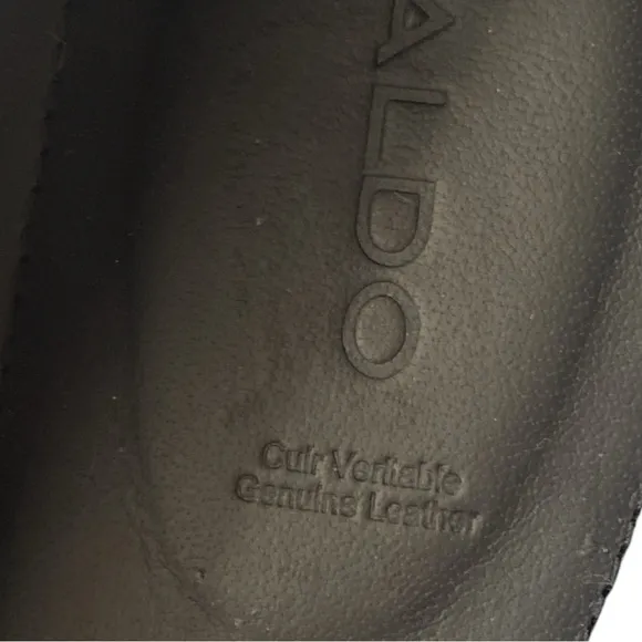 ALDO AMBANI Black Leather Moccasin Loafers Size 13 Black GOTHIC CORPORATE NWOT