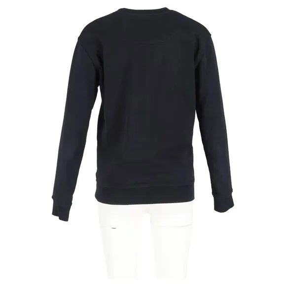 Alexander Mcqueen Evil Bunny Sweater in Black Cotton