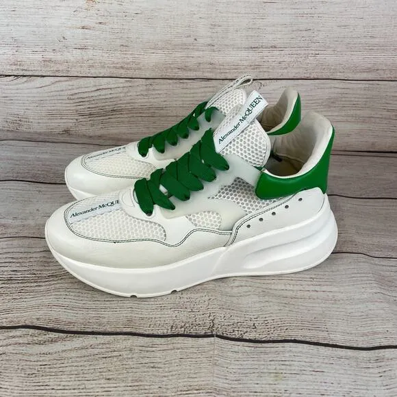 Alexander McQueen Oversized Runner Mens Sz 43 (10) Low-top Sneakers Green