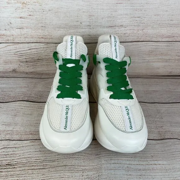 Alexander McQueen Oversized Runner Mens Sz 43 (10) Low-top Sneakers Green