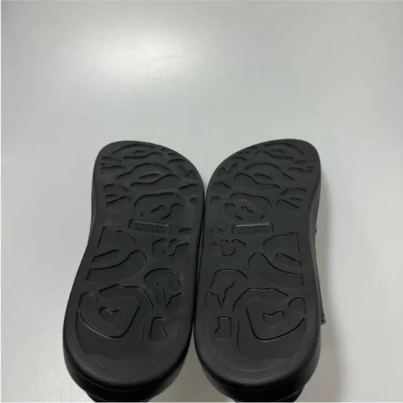 Alexander McQueen Rubber Double-StrapSlides Black Men's EU 45/US 12