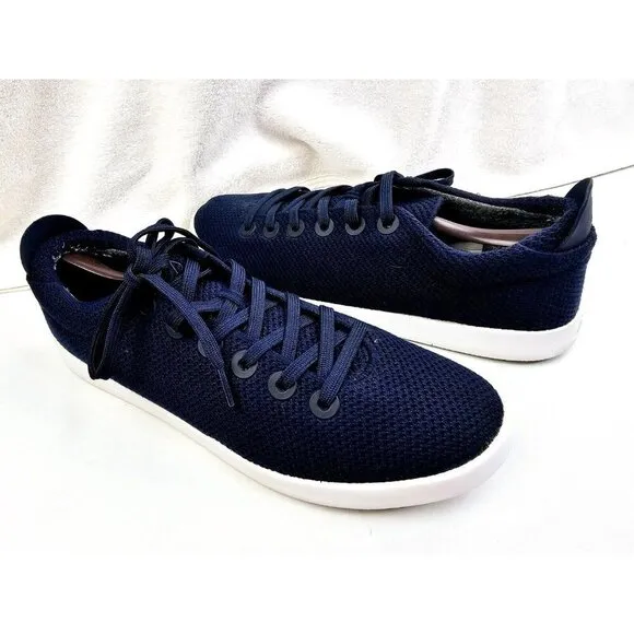 Allbirds Size 13 Men's TP (Tree Pipers) Navy Low Lace Logo Fashion Sneakers