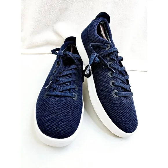 Allbirds Size 13 Men's TP (Tree Pipers) Navy Low Lace Logo Fashion Sneakers