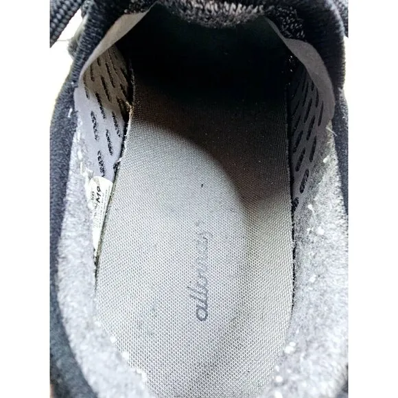 Allbirds Size 9 Mens TD2 (Tree Dasher) Black Low Lace Comfort Fashion Sneakers