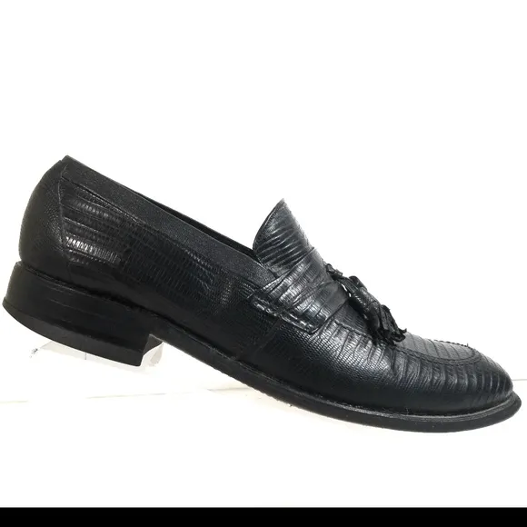 Allen Edmonds Clayton Men Lizard Loafers Sz 10 A