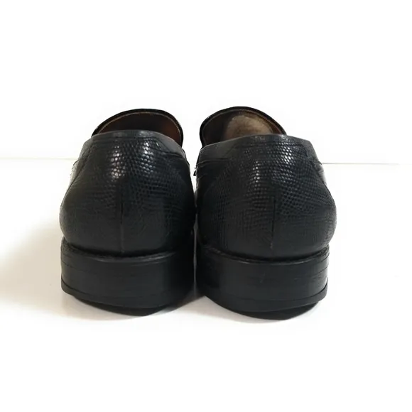 Allen Edmonds Clayton Men Lizard Loafers Sz 10 A