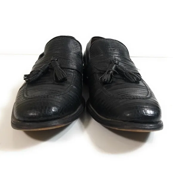 Allen Edmonds Clayton Men Lizard Loafers Sz 10 A