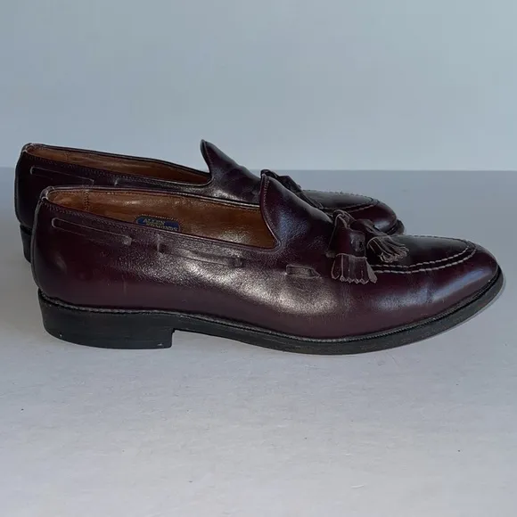 Allen Edmonds Grayson Shell Tassel Loafers In Burgundy Cordovan