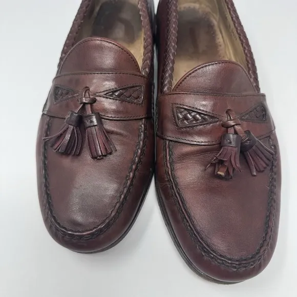Allen Edmonds Maxfield Mens Tassel Loafers Chili 47716 Size 11.5 E