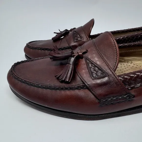 Allen Edmonds Maxfield Mens Tassel Loafers Chili 47716 Size 11.5 E