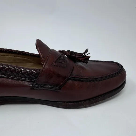Allen Edmonds Maxfield Mens Tassel Loafers Chili 47716 Size 11.5 E