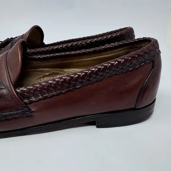 Allen Edmonds Maxfield Mens Tassel Loafers Chili 47716 Size 11.5 E