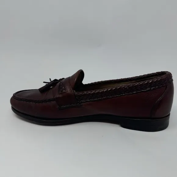 Allen Edmonds Maxfield Mens Tassel Loafers Chili 47716 Size 11.5 E