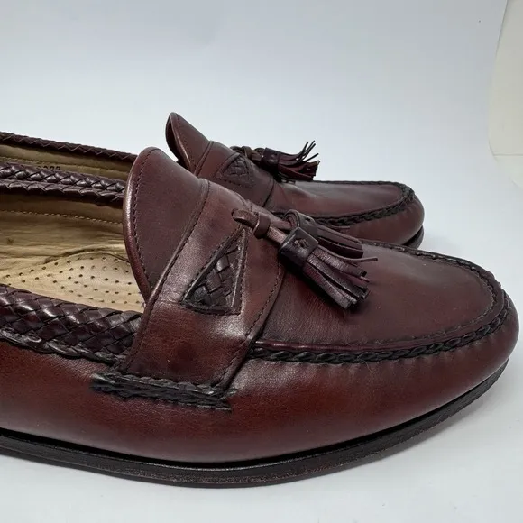 Allen Edmonds Maxfield Mens Tassel Loafers Chili 47716 Size 11.5 E