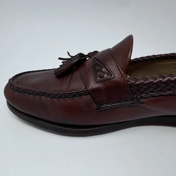 Allen Edmonds Maxfield Mens Tassel Loafers Chili 47716 Size 11.5 E