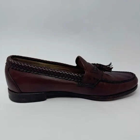 Allen Edmonds Maxfield Mens Tassel Loafers Chili 47716 Size 11.5 E
