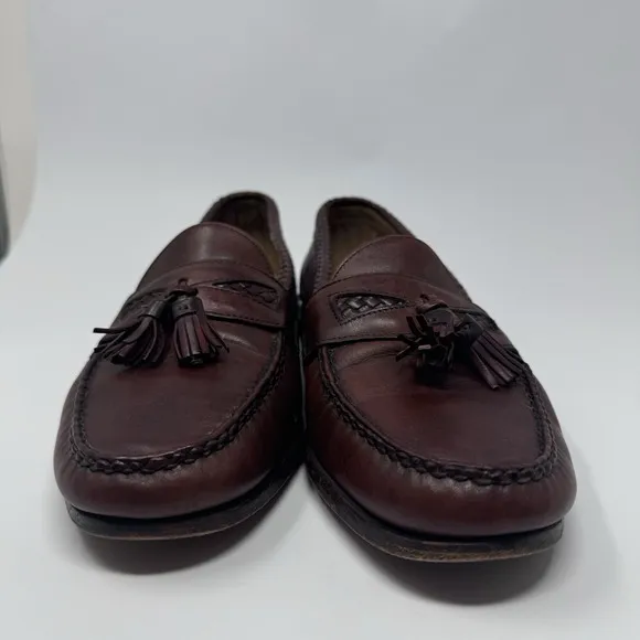 Allen Edmonds Maxfield Mens Tassel Loafers Chili 47716 Size 11.5 E