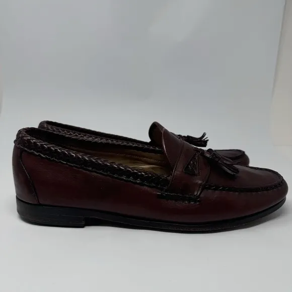 Allen Edmonds Maxfield Mens Tassel Loafers Chili 47716 Size 11.5 E
