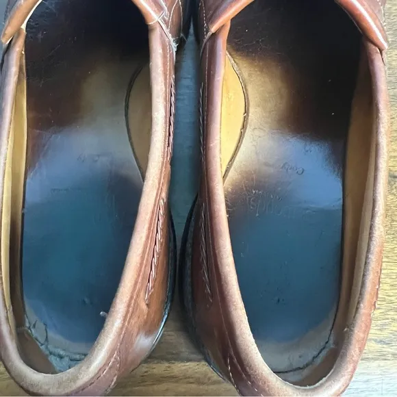 Allen Edmonds - Men’s Cody Tassel Fringe Kiltie Loafers Brown - Sz. 10.5 D